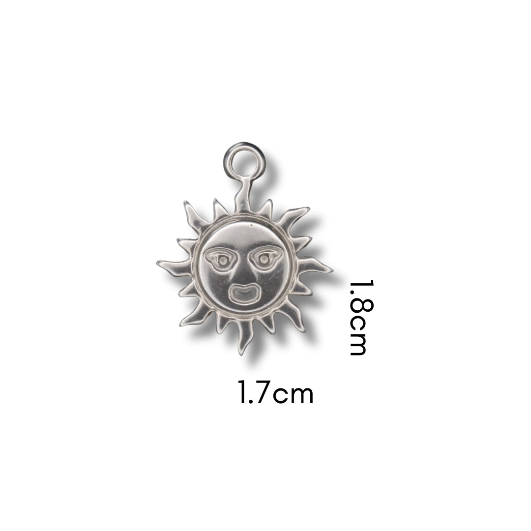 Sun Charm (Silver or Gold) compatible with our necklaces