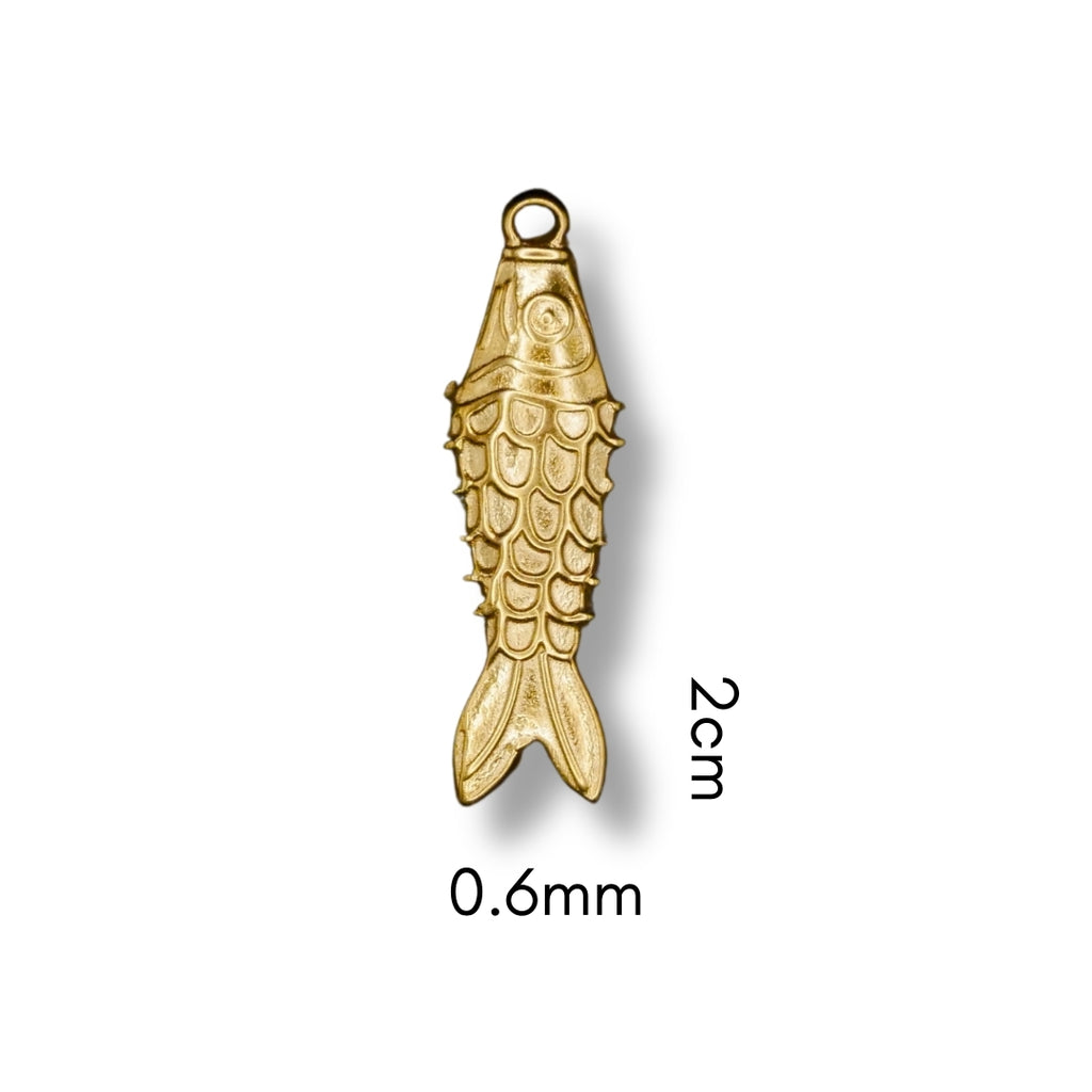 Fish Charm (Gold or Silver) compatible with our necklaces