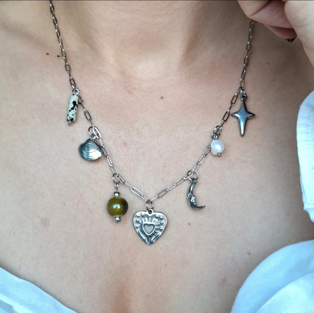 Sparkly Star Charm (Silver or Gold) compatible with our necklaces