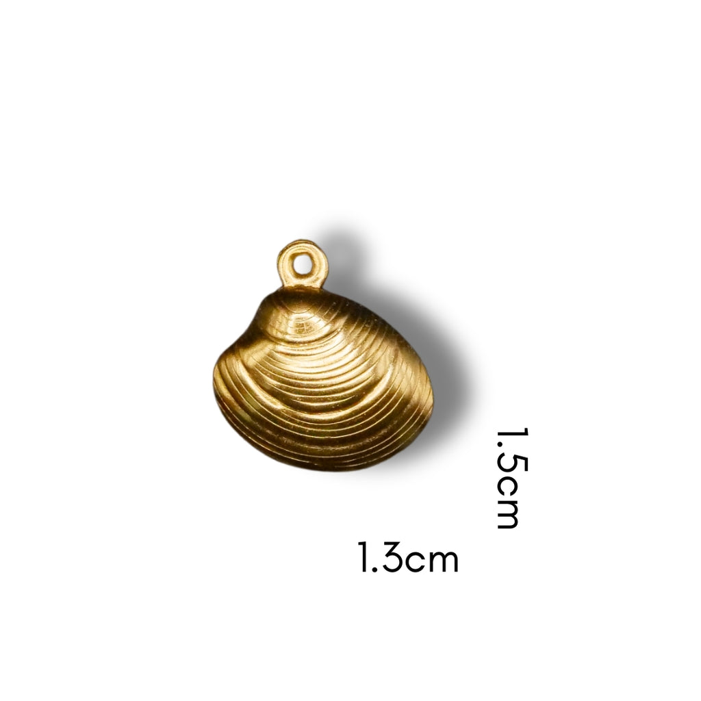 Shell Charm (Silver or Gold) compatible with our necklaces