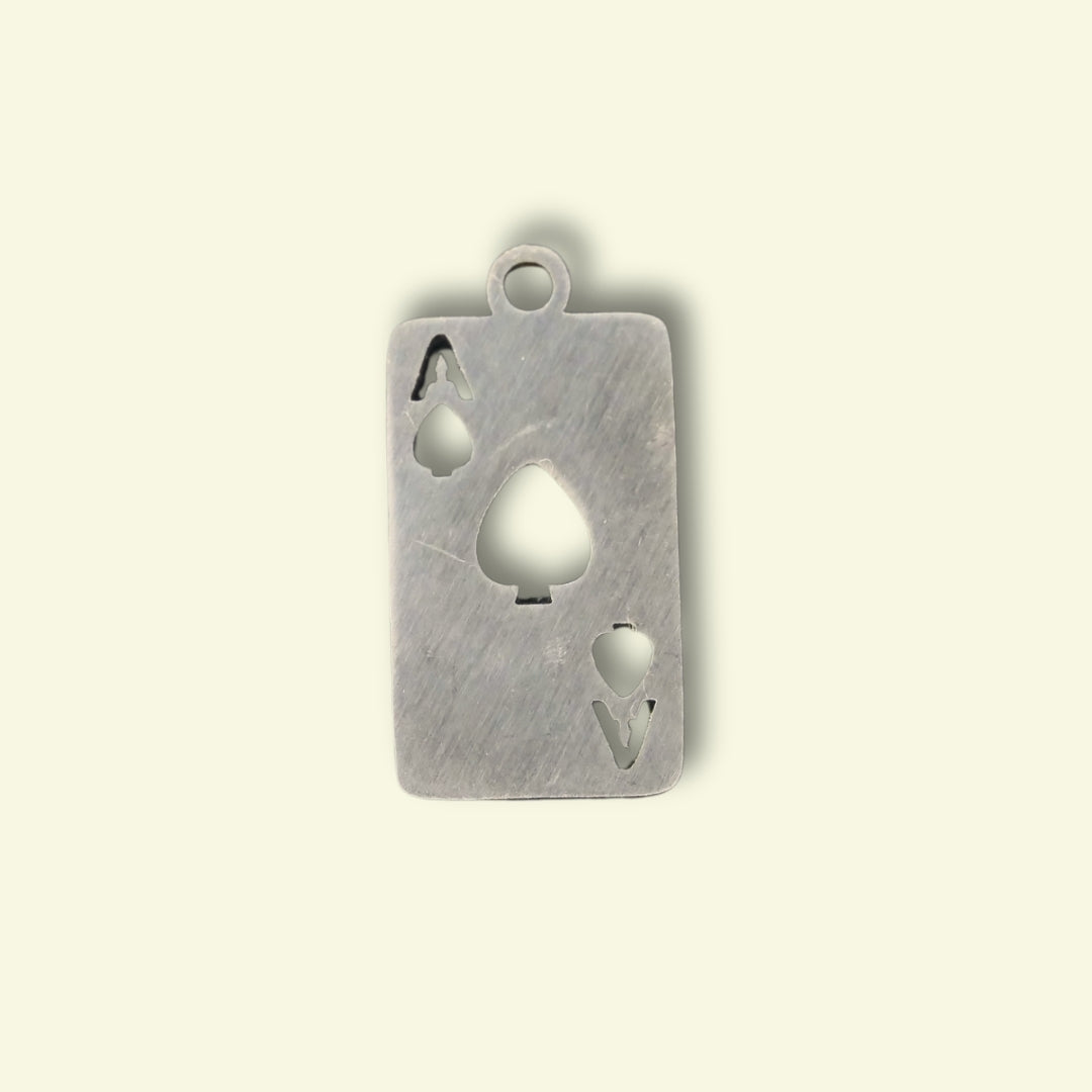 Playcard Charm (Silver or Gold) compatible with our necklaces
