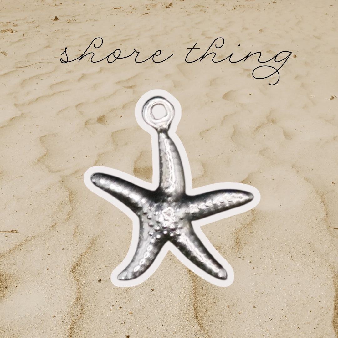 Starfish Charm (Silver or Gold) compatible with our necklaces
