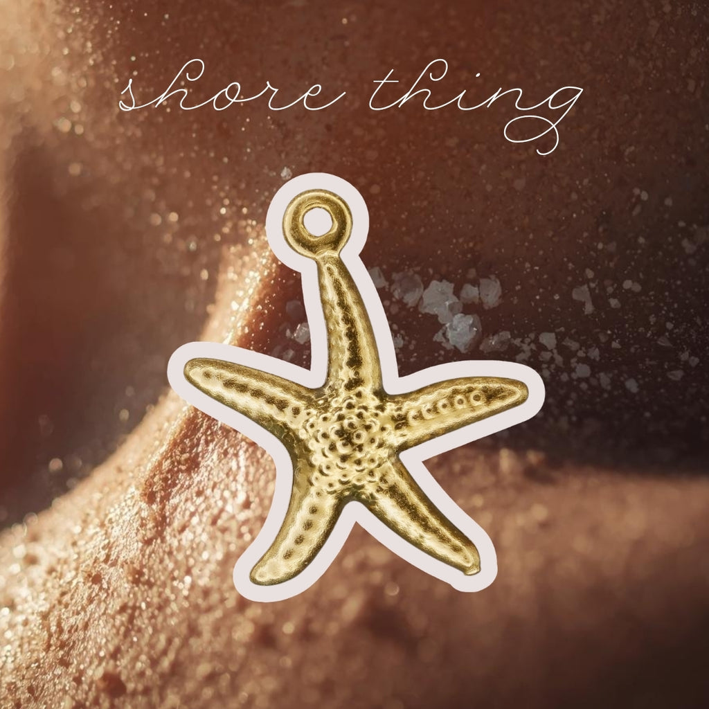 Starfish Charm (Silver or Gold) compatible with our necklaces
