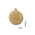 Coin Charm (Silver or Gold) compatible with our necklaces