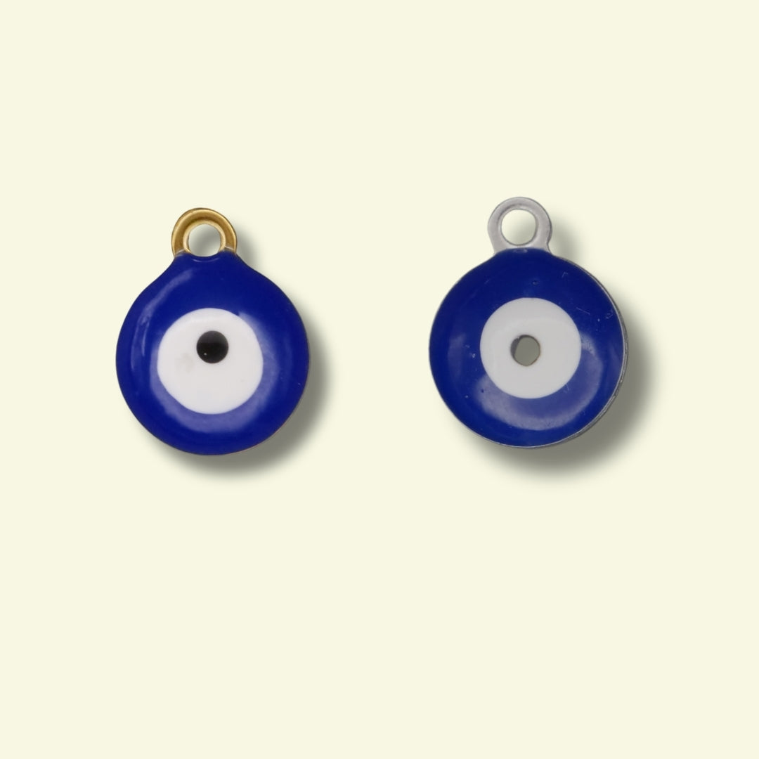 Evil Eye Charm (Silver or Gold) compatible with our necklaces