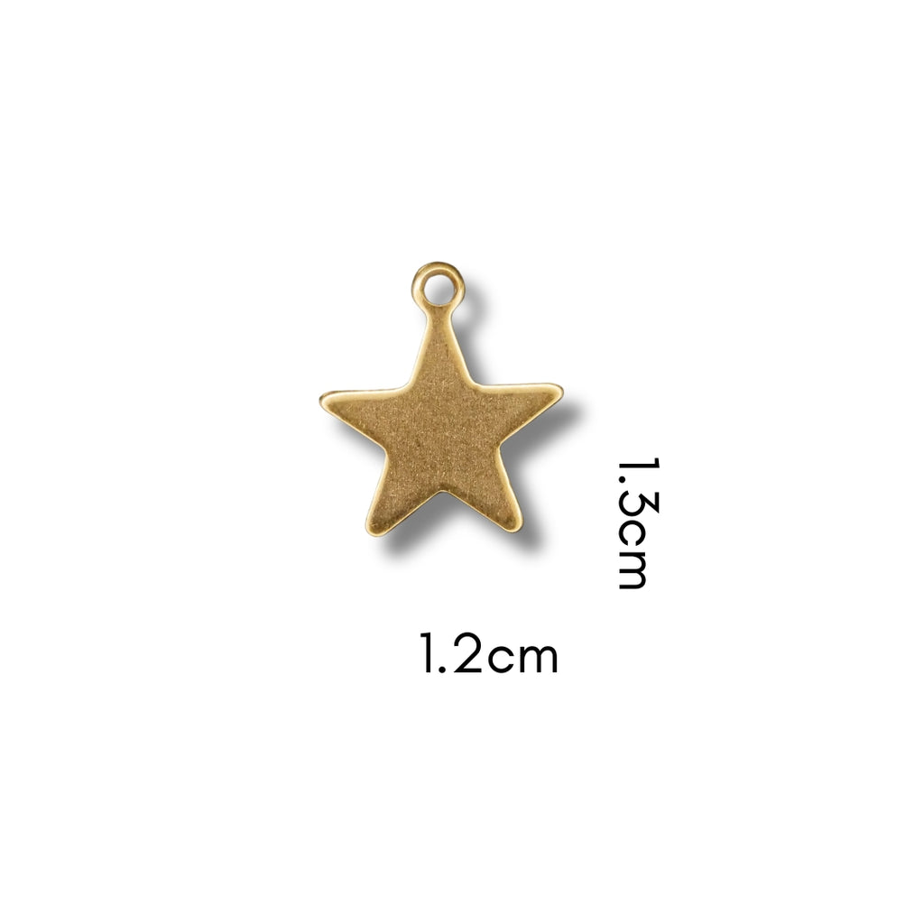 Star Charm (Silver or Gold) compatible with our necklaces