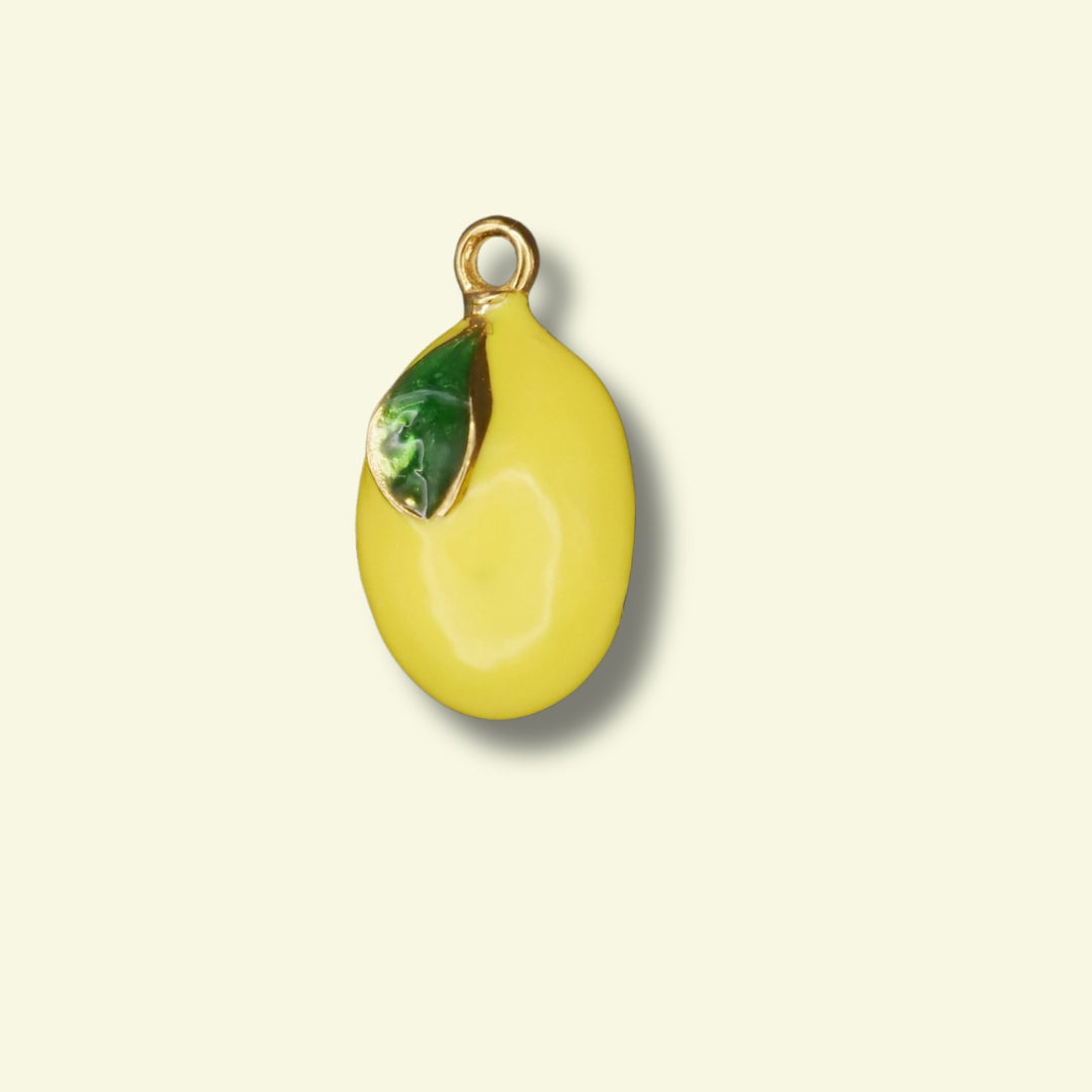 Lemon Charm (Gold) compatible with our necklaces