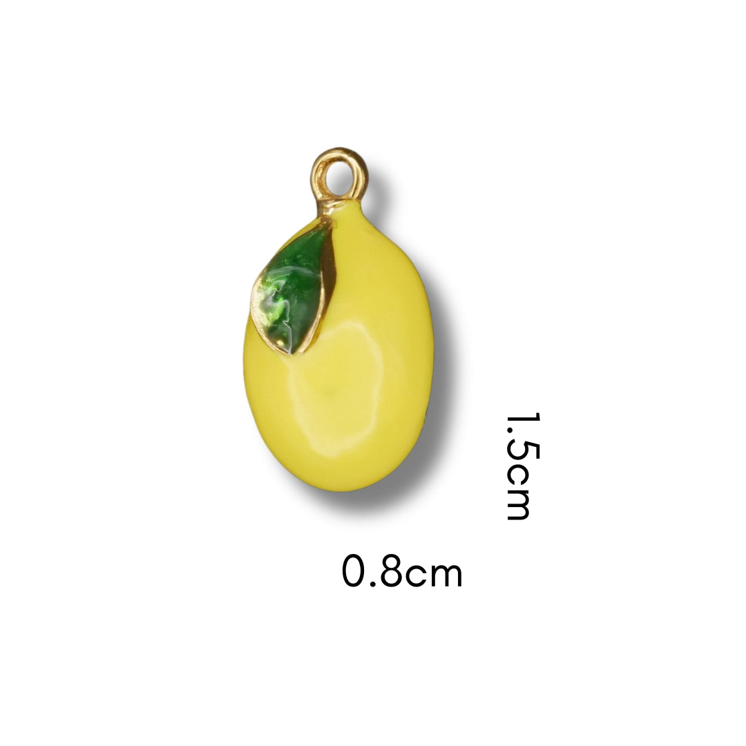 Lemon Charm (Gold) compatible with our necklaces