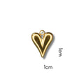 Classic Heart Charm (Silver or Gold) compatible with our necklaces