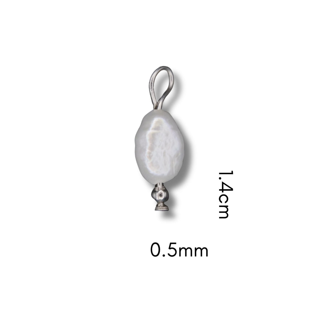 Pearl Charm (Silver or Gold) compatible with our necklaces