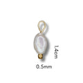 Pearl Charm (Silver or Gold) compatible with our necklaces