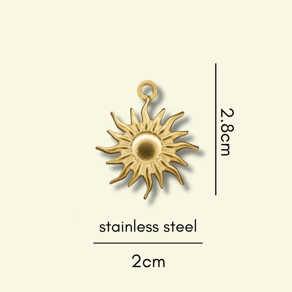 Sun Rays Charm (Gold only) compatible with our necklaces