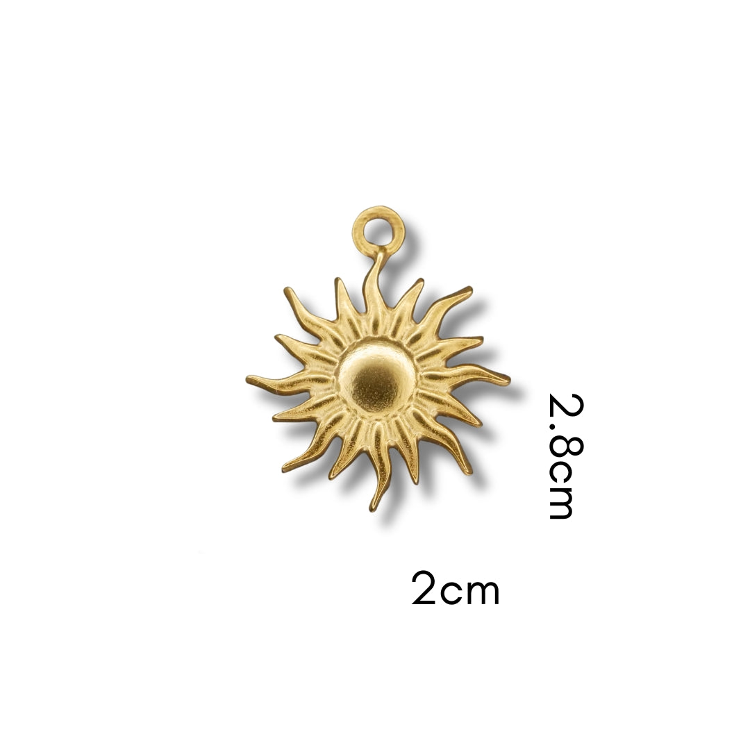Sun Rays Charm (Gold only) compatible with our necklaces