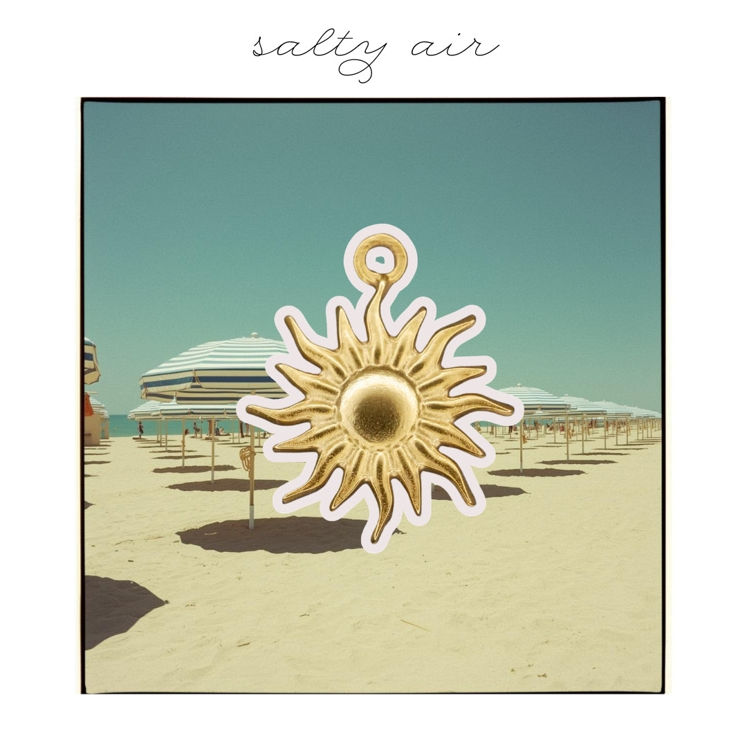 Sun Rays Charm (Gold only) compatible with our necklaces