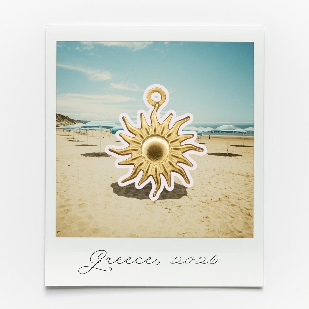 Sun Rays Charm (Gold only) compatible with our necklaces
