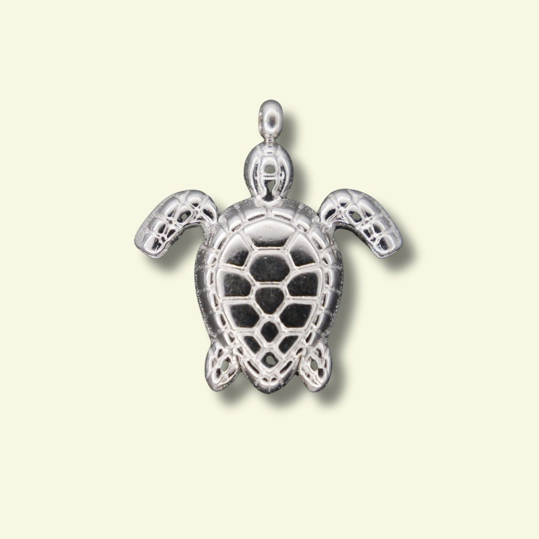 Turtle Charm (Silver) compatible with our necklaces