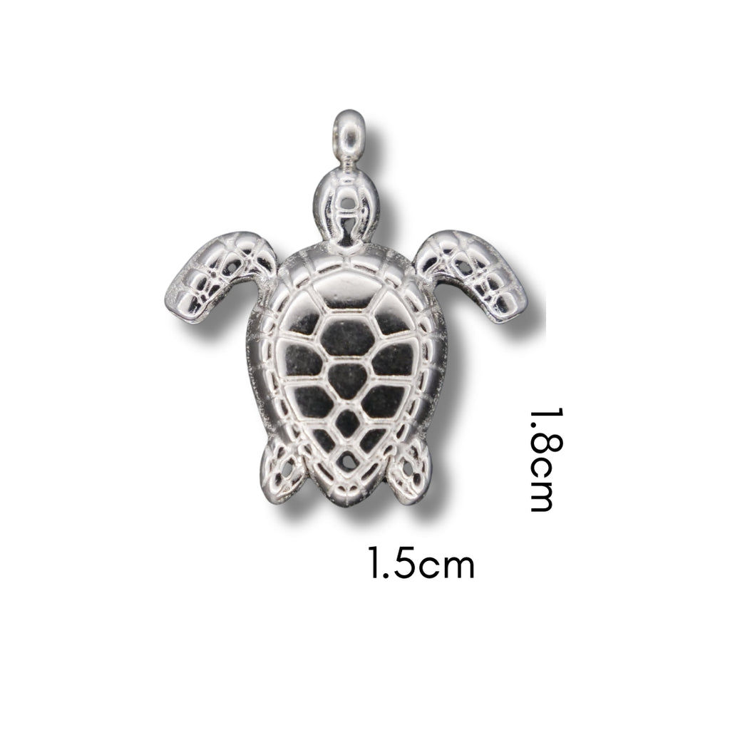 Turtle Charm (Silver) compatible with our necklaces