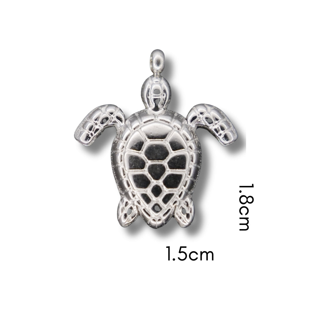Turtle Charm (Silver) compatible with our necklaces