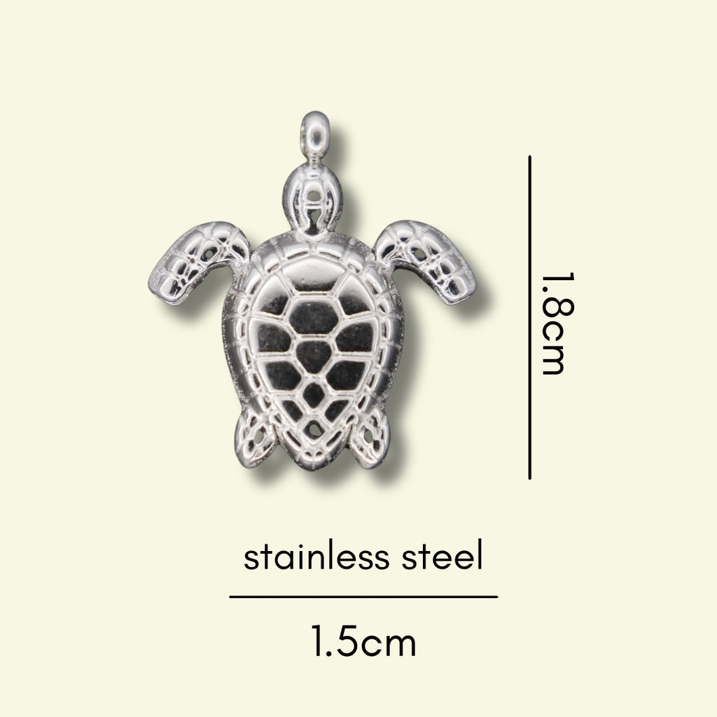 Turtle Charm (Silver) compatible with our necklaces