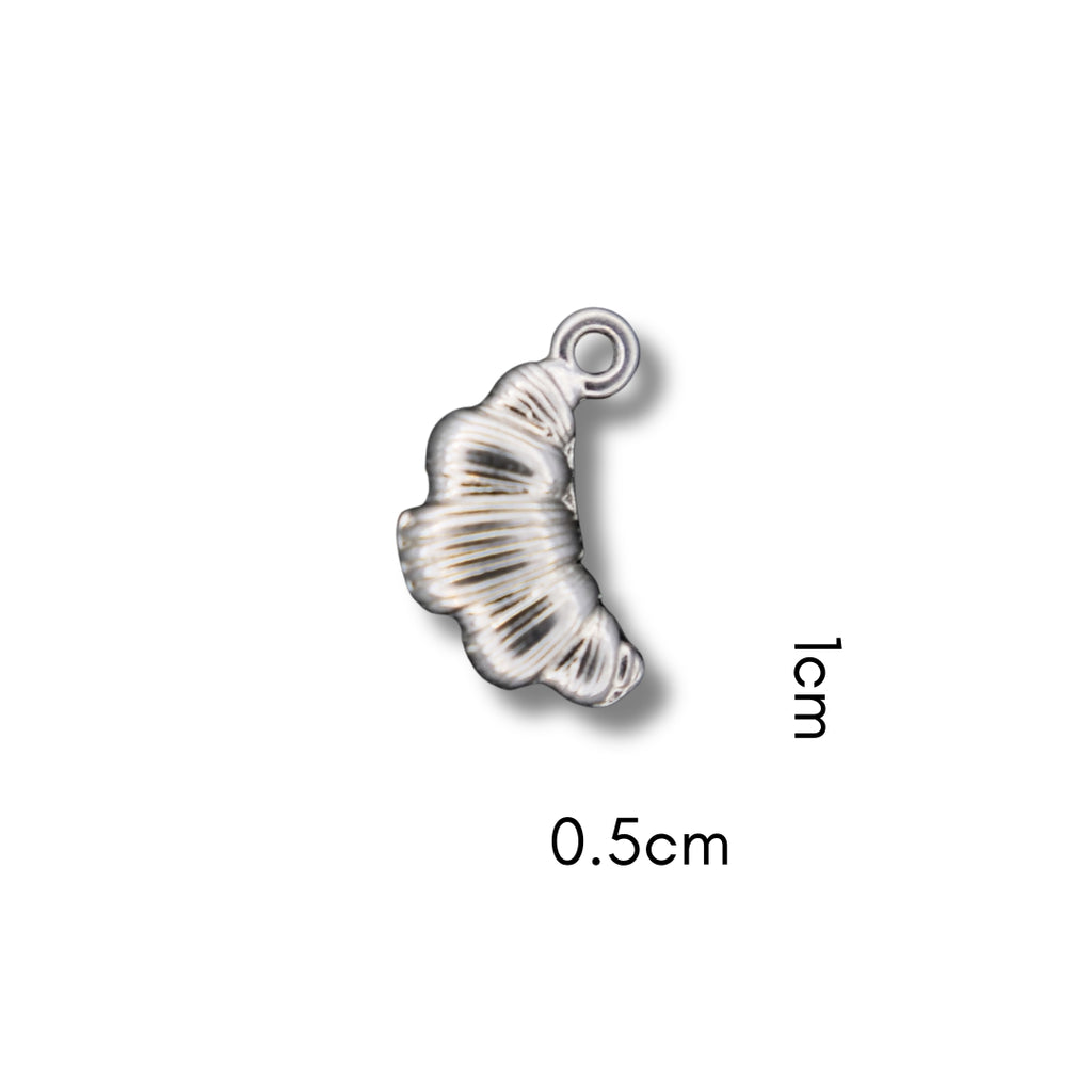 Croissant Charm (Silver or Gold) compatible with our necklaces