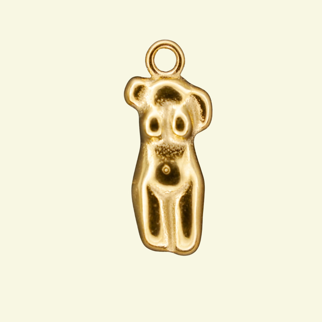 Female Body Charm (Gold only) compatible with our necklaces