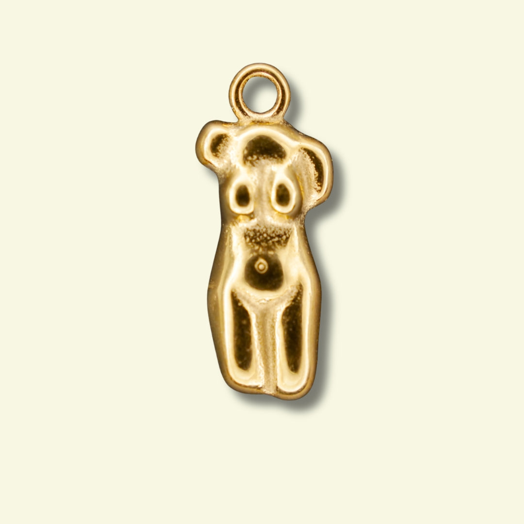 Female Body Charm (Gold only) compatible with our necklaces