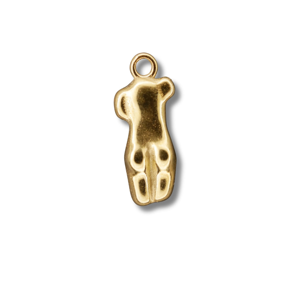 Female Body Charm (Gold only) compatible with our necklaces