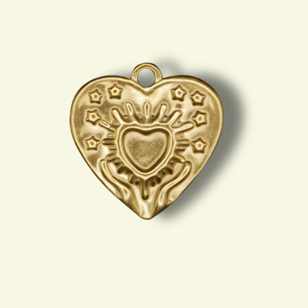 Heart Charm (Silver or Gold) compatible with our necklaces