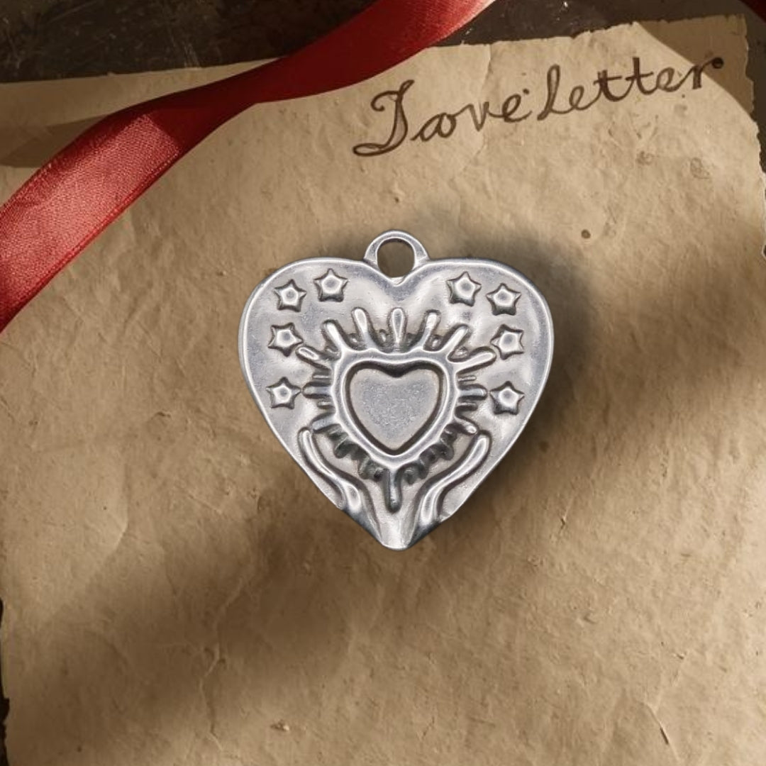 Heart Charm (Silver or Gold) compatible with our necklaces
