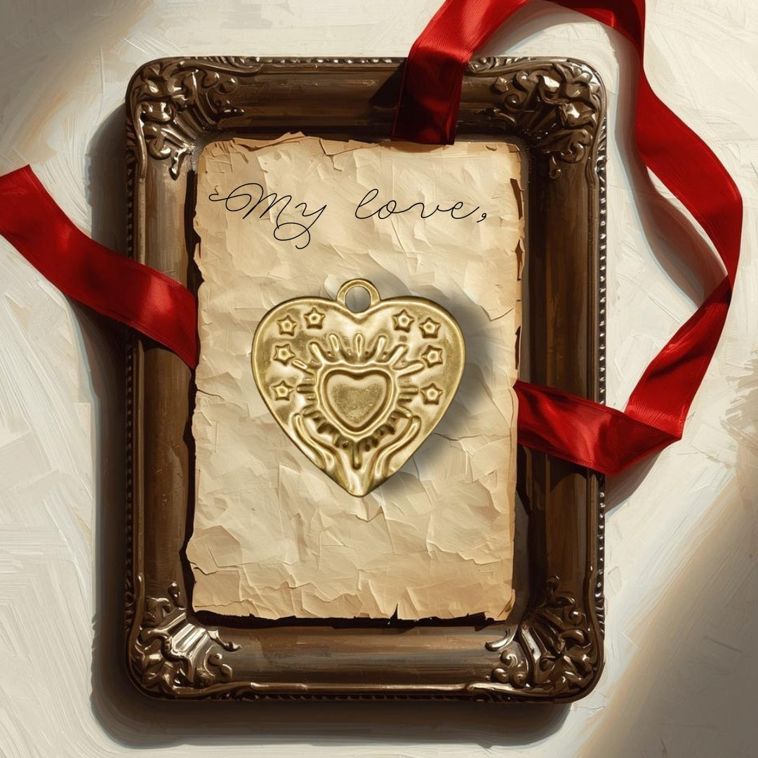 Heart Charm (Silver or Gold) compatible with our necklaces