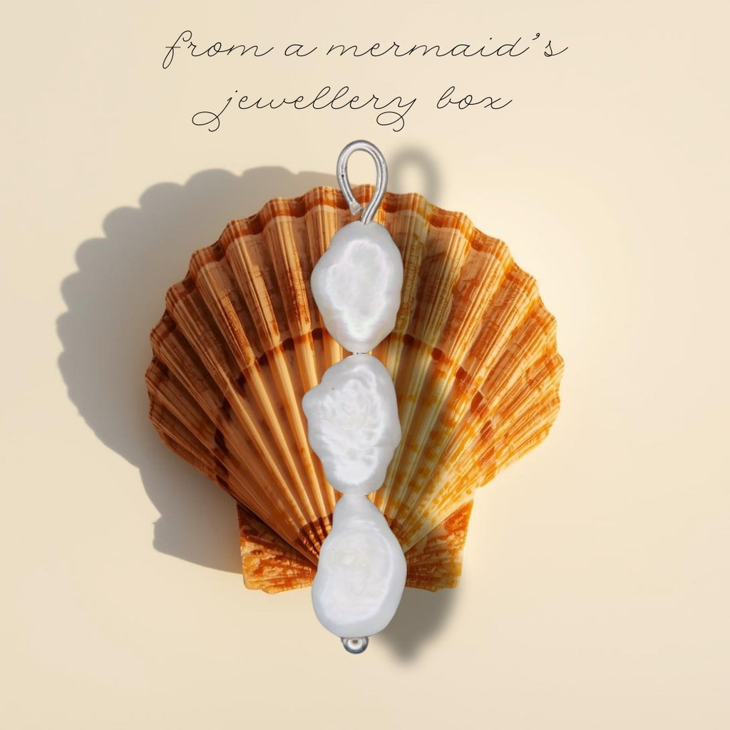 Stacked Pearl Charm I 2 Styles (Gold or Silver)