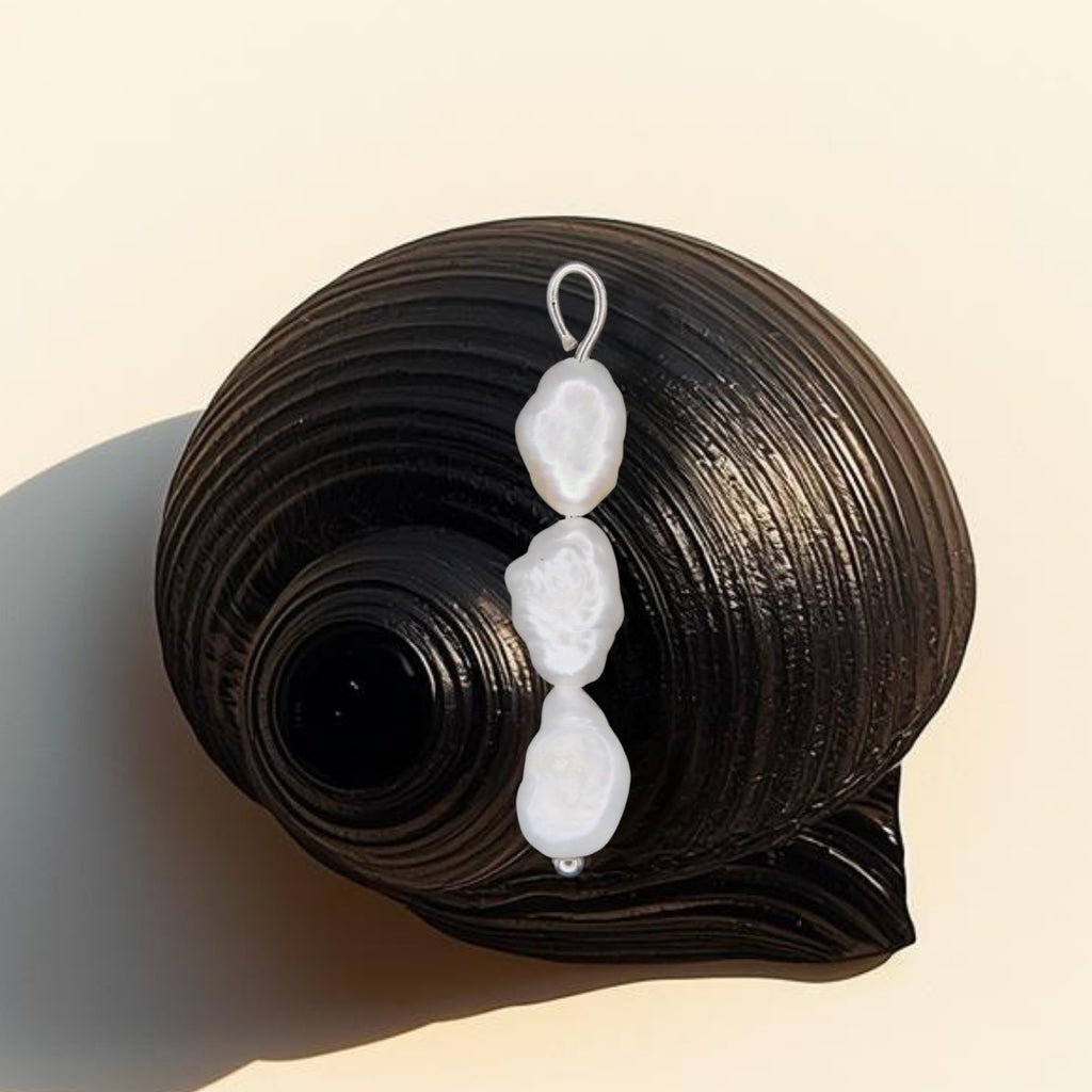 Stacked Pearl Charm I 2 Styles (Gold or Silver)