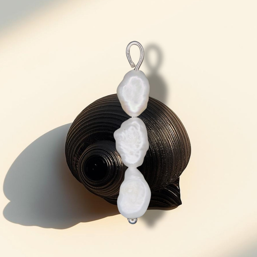 Stacked Pearl Charm I 2 Styles (Gold or Silver)