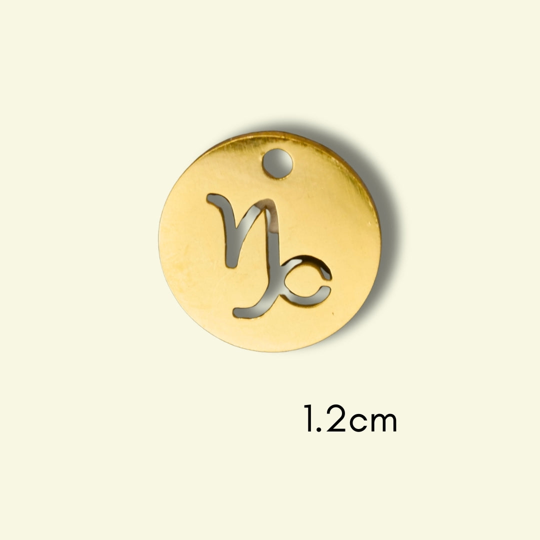 All Star Sign Charm (Silver/Gold) compatible with our necklaces, bracelets