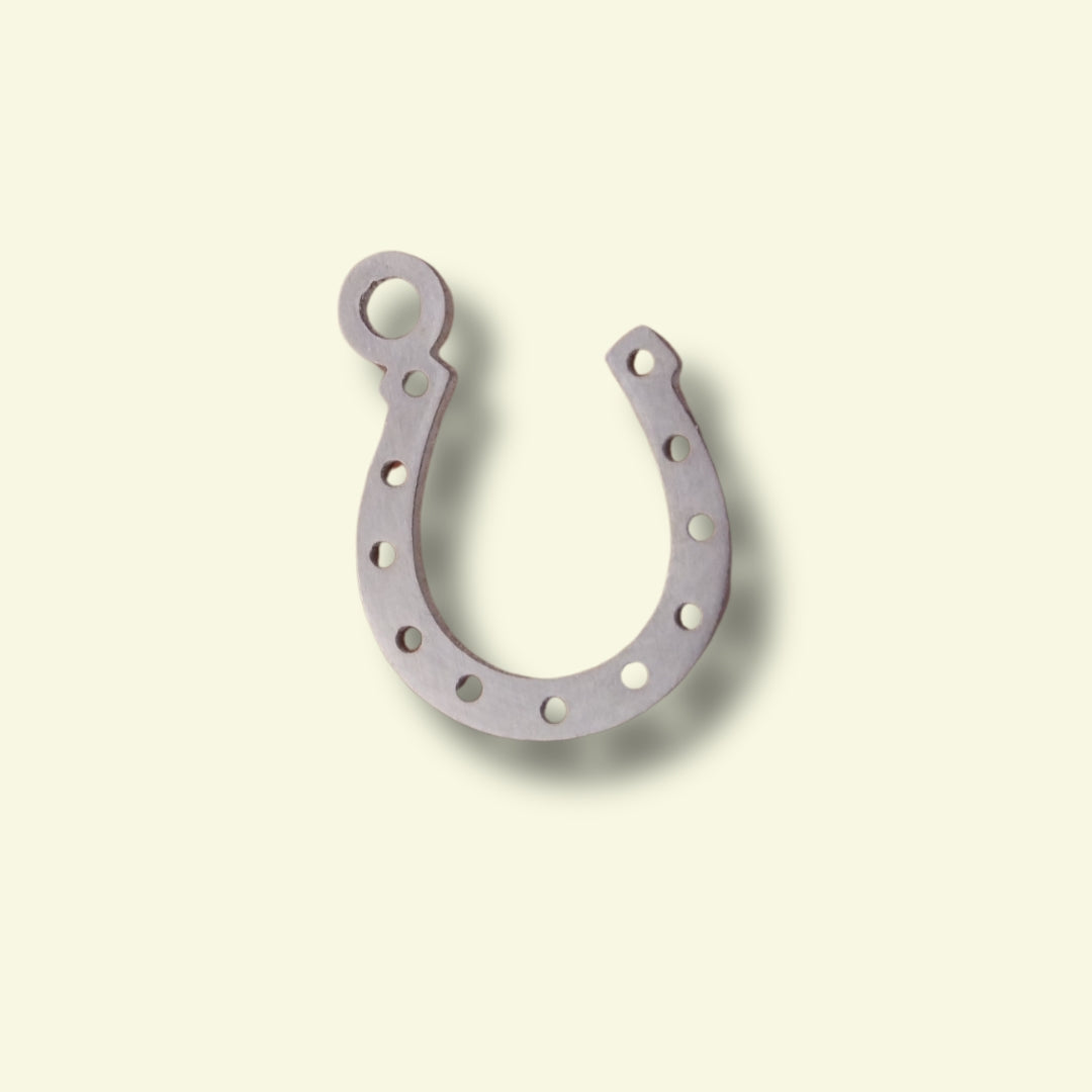 Horse Shoe Charm (Silver or Gold) compatible with our necklaces
