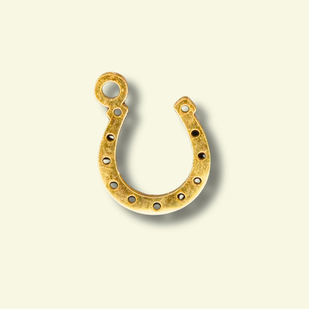 Horse Shoe Charm (Silver or Gold) compatible with our necklaces