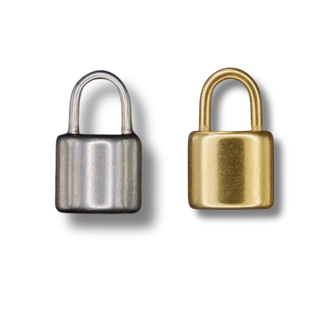 Padlock Charm (Silver or Gold) compatible with our necklaces