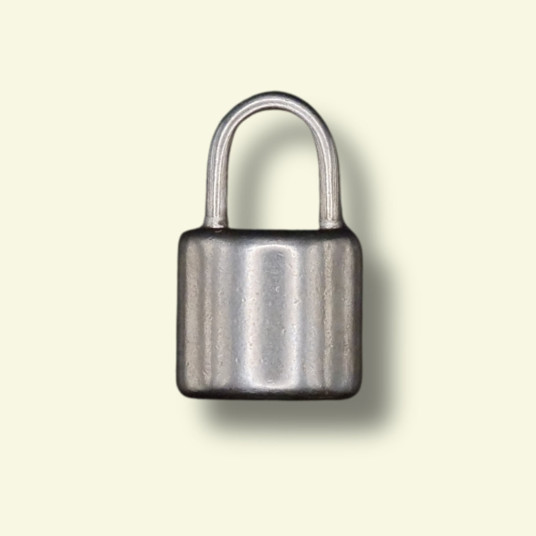 Padlock Charm (Silver or Gold) compatible with our necklaces