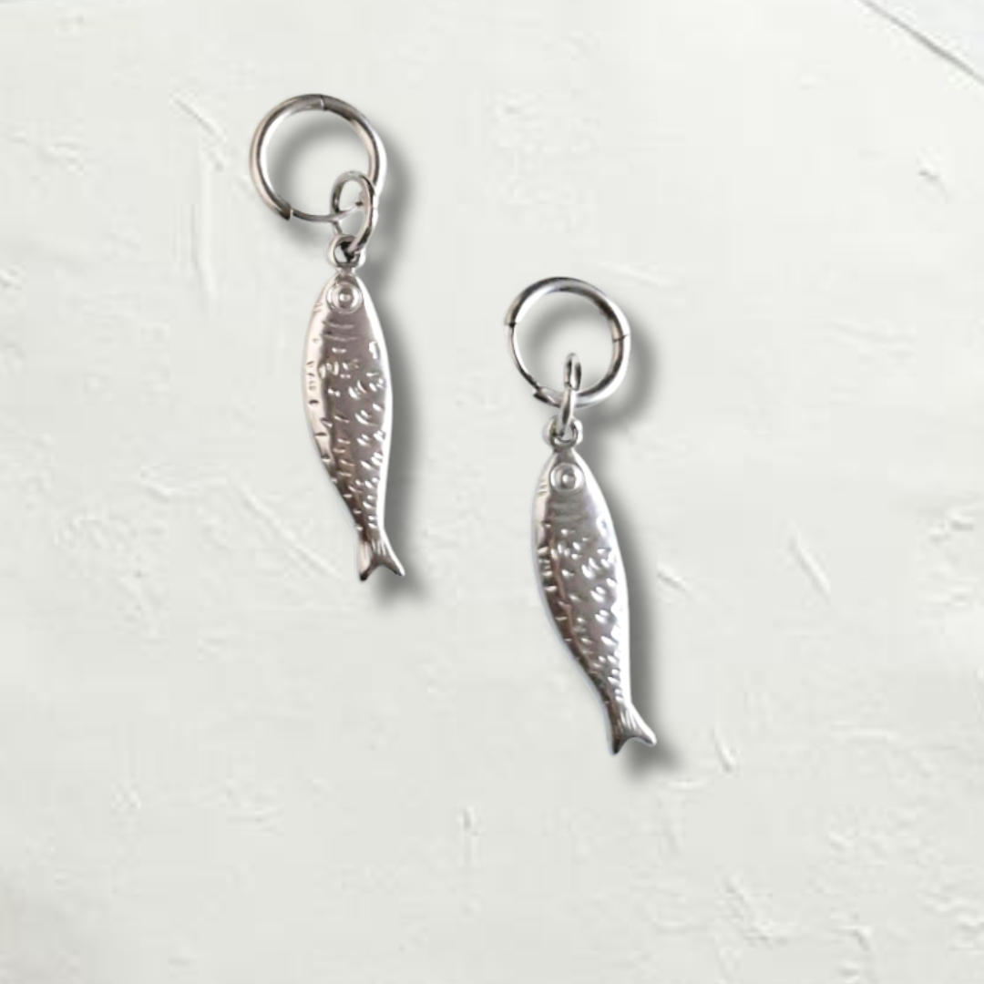 Customisable Hoop Earrings (silver/ gold), Add charms