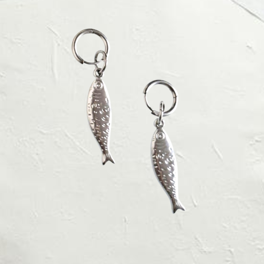 Sardine Earrings Stainless Steel
