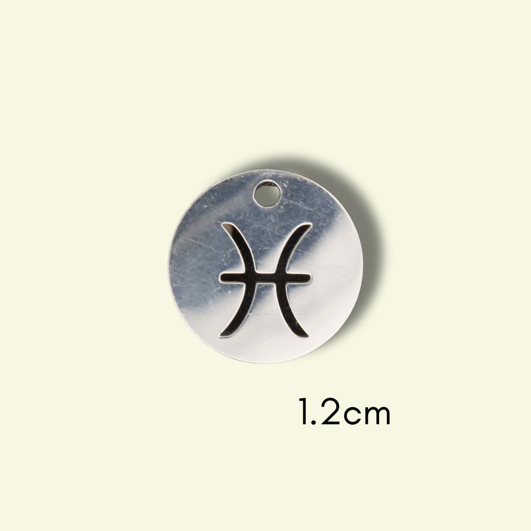 All Star Sign Charm (Silver/Gold) compatible with our necklaces, bracelets