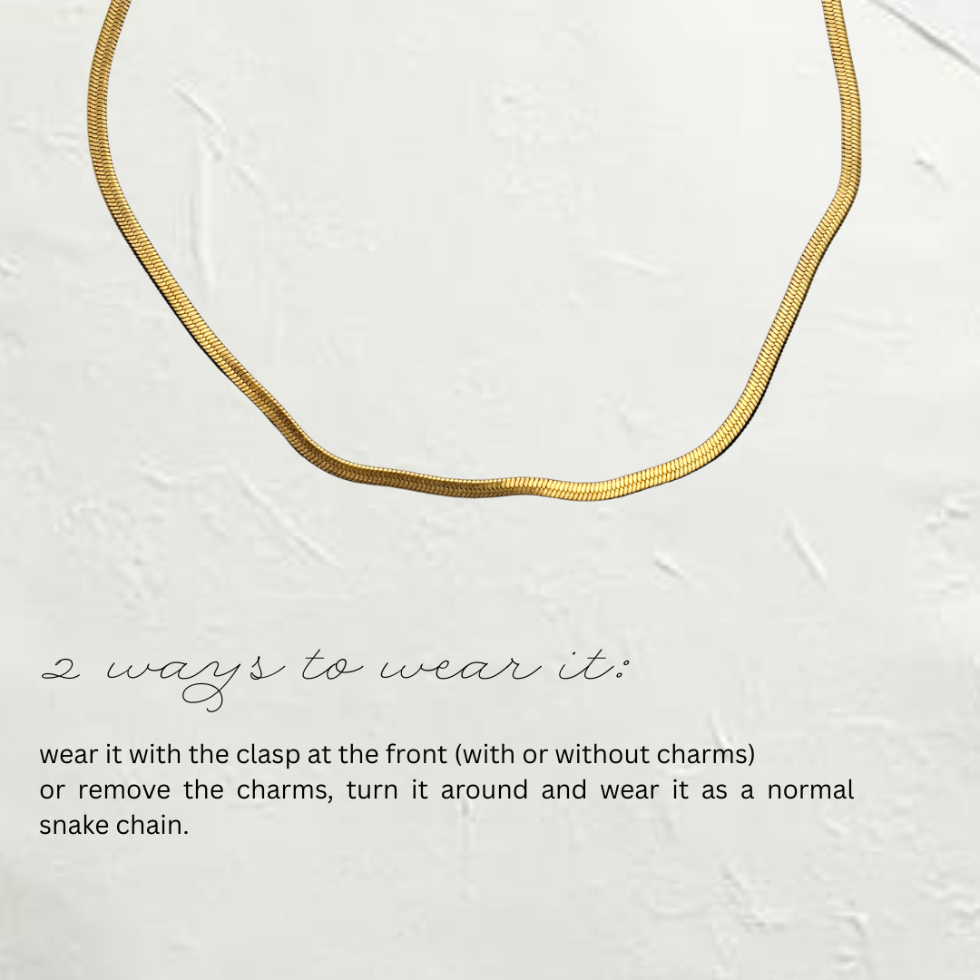 Paros Carabiner Necklace with Shell, Stone, Lobster | Limited Collection